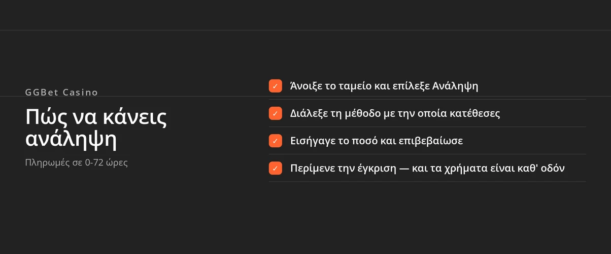 Ακολούθησε βήματα ανάληψης.
